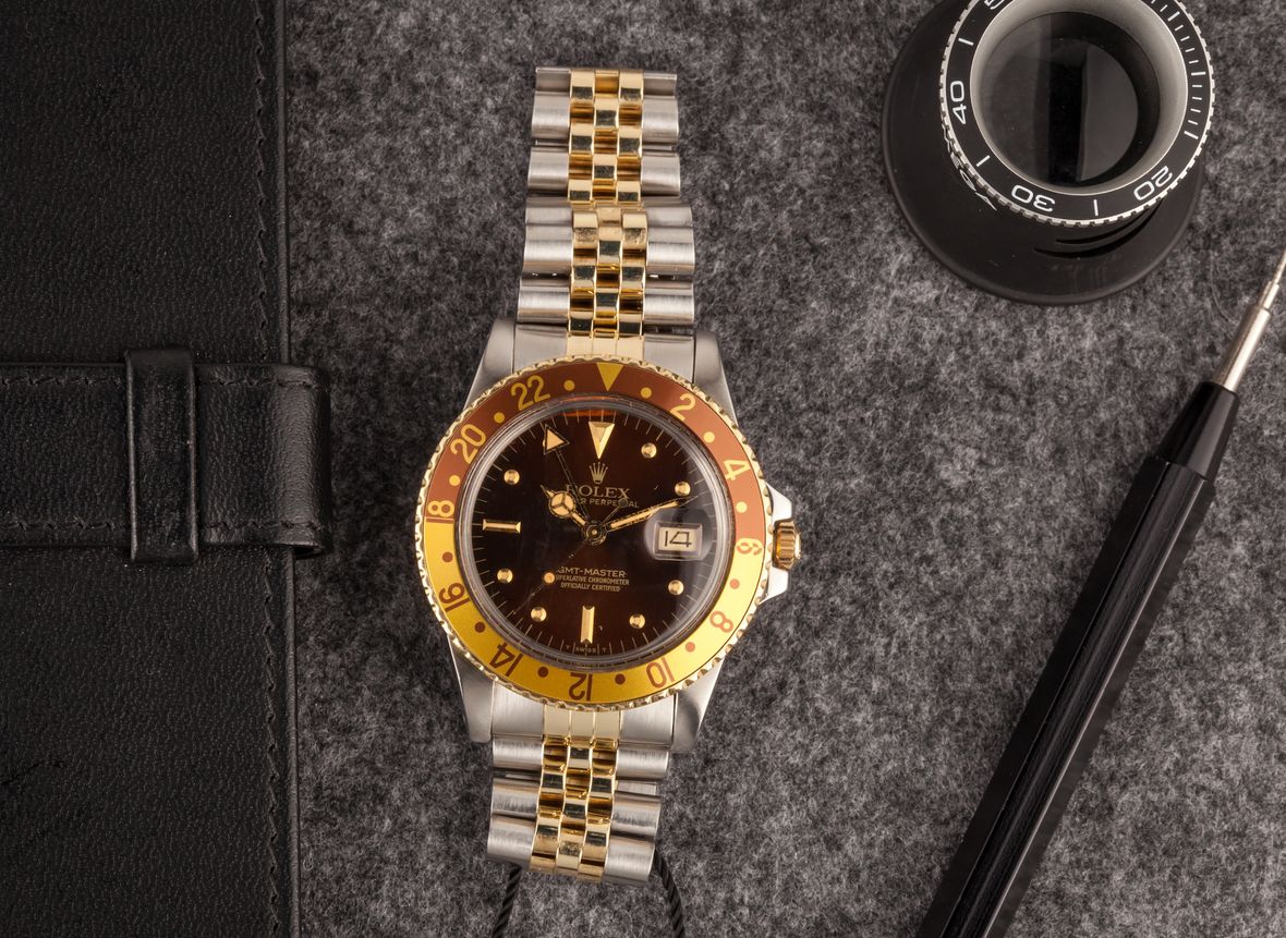 Rolex GMT-Master ref. 1675/3 - Root Beer Vintage Rolex GMT-Master 1675/3 Root Beer Bezel