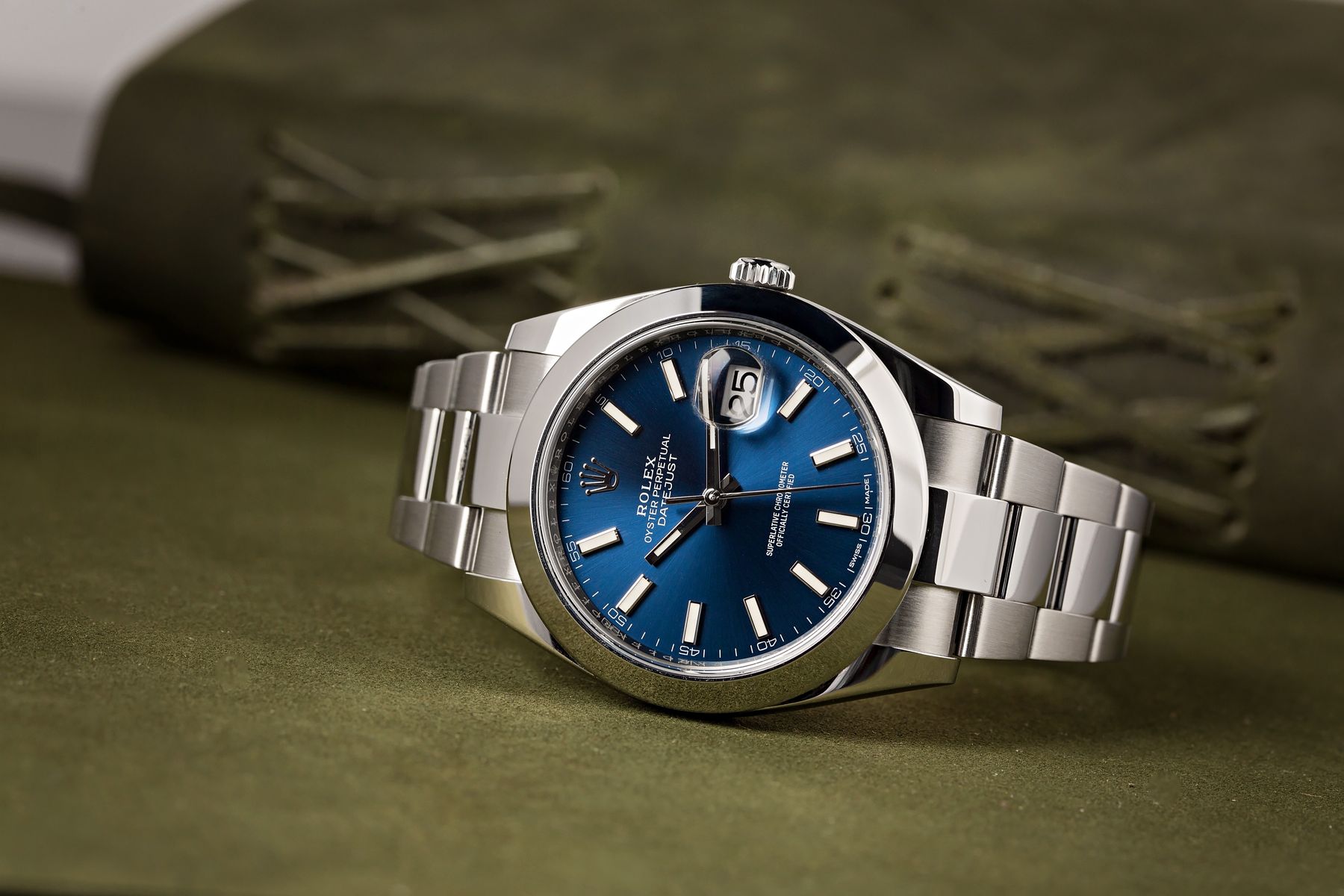 Rolex Datejust Stainless Steel Blue Dial