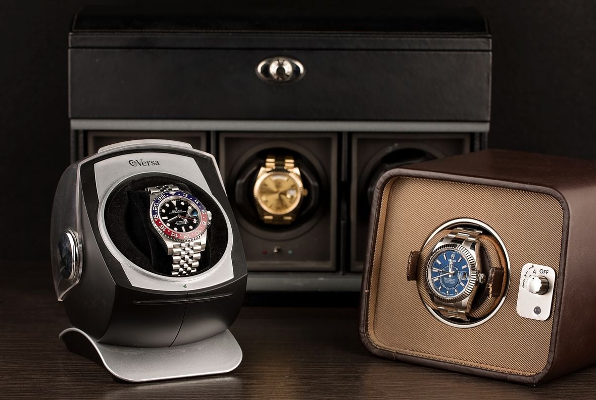 WOLF Programmable Watch Winders, For Perfectly Wound Timepieces