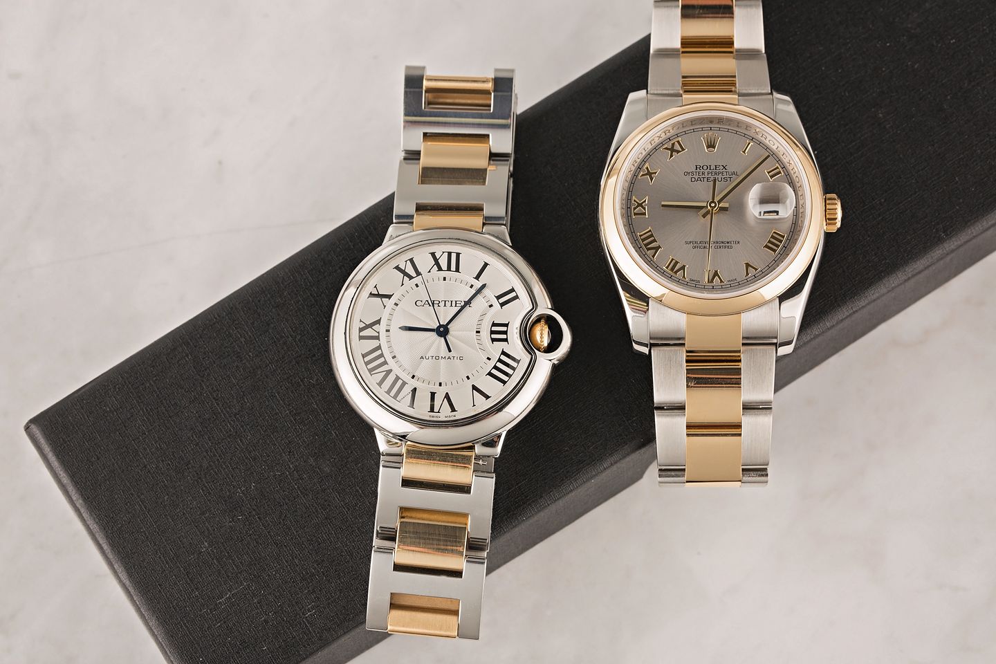 cartier tank vs rolex datejust