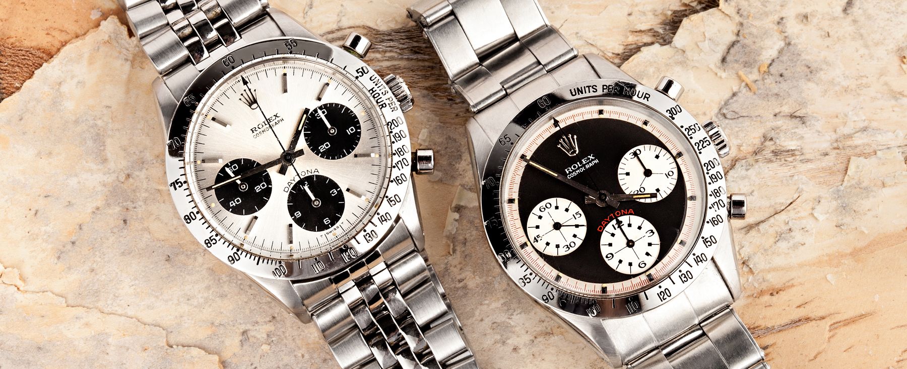 Vintage Rolex Paul Newman Daytona Dial Comparison