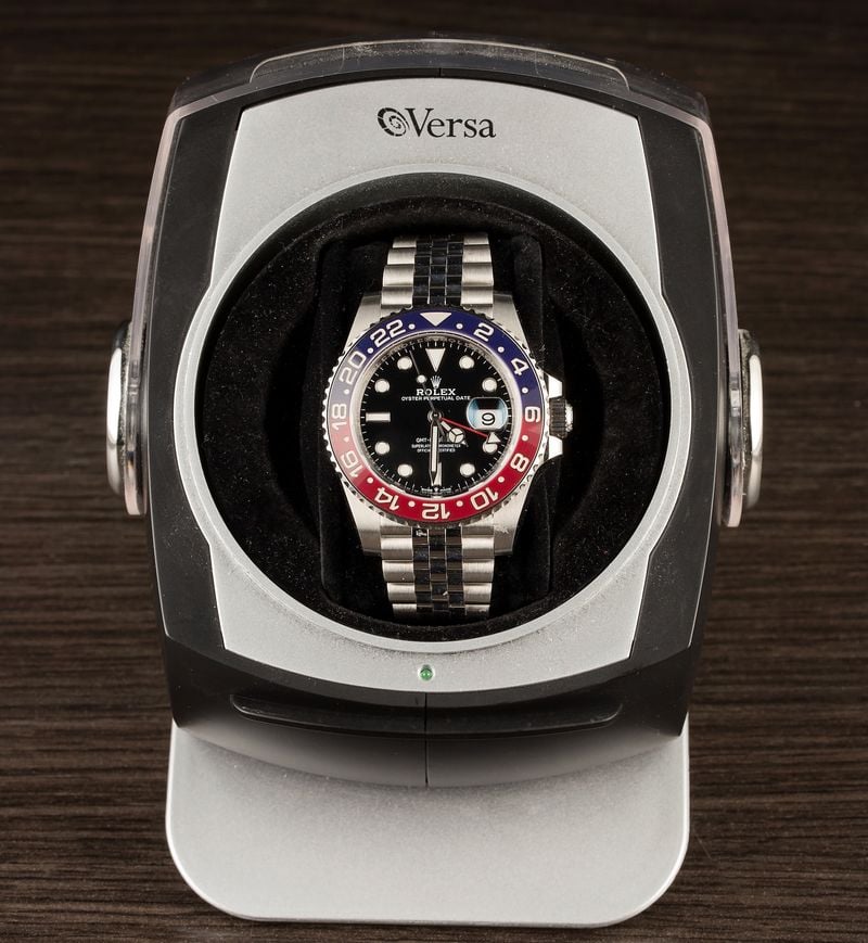 rolex submariner watch winder settings