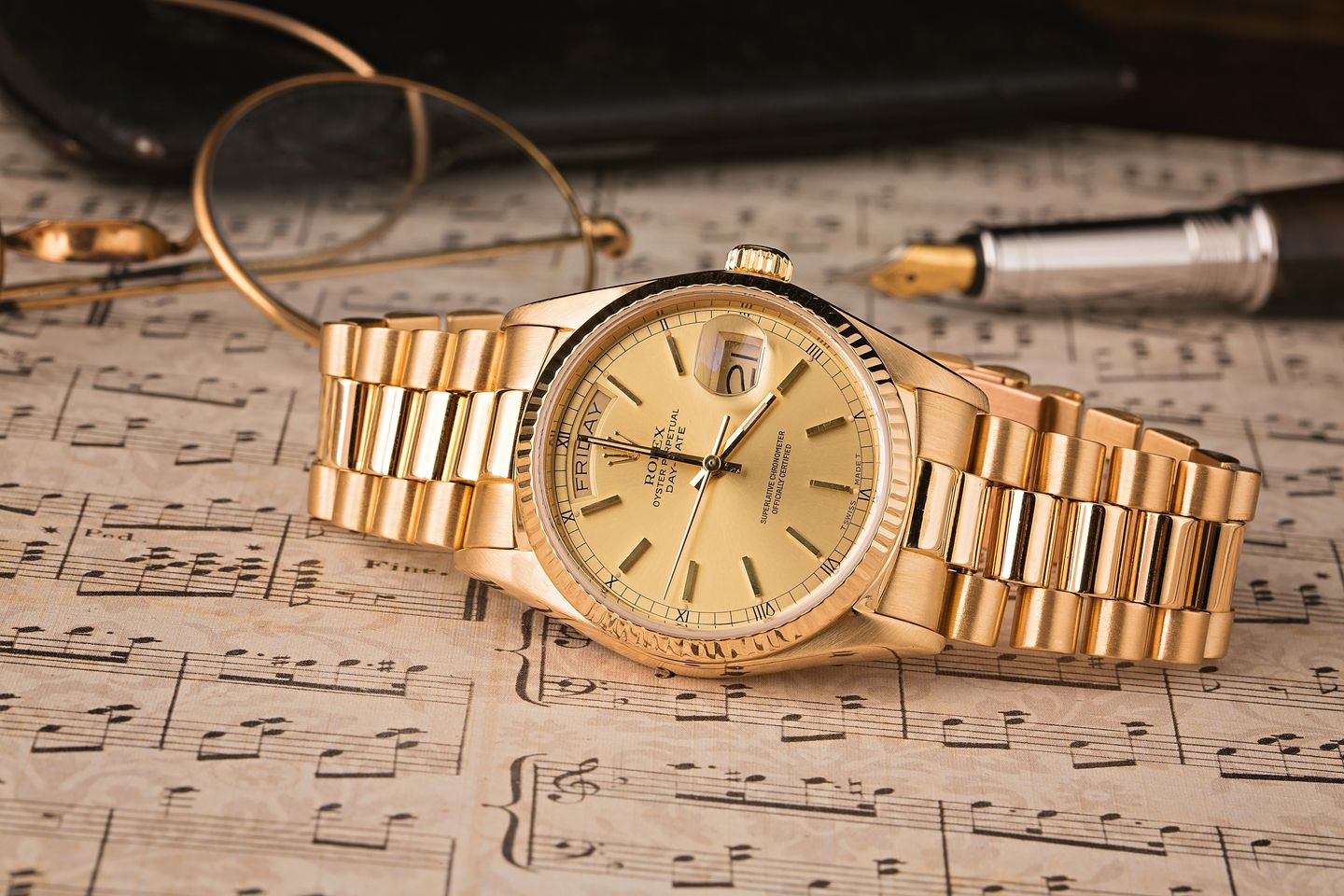 a brand history rolex president day-date 18238