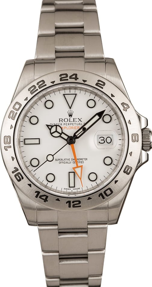 Dual Time watches rolex Explorer II 216570 polar