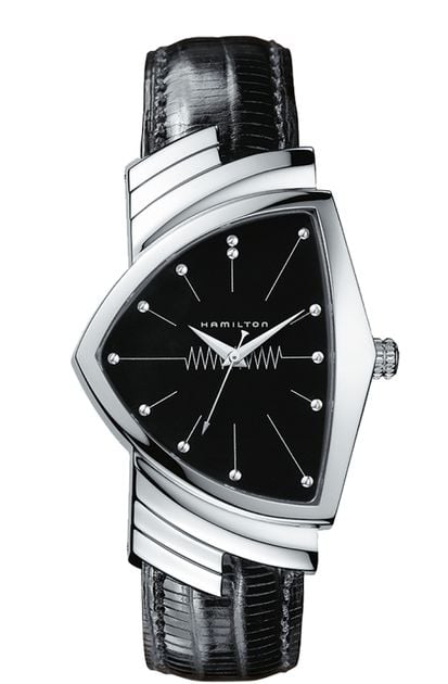 odd-shaped watch Hamilton Ventura