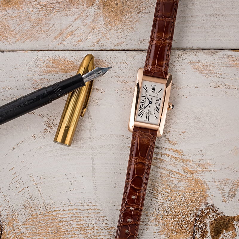 vintage cartier tank americaine watch