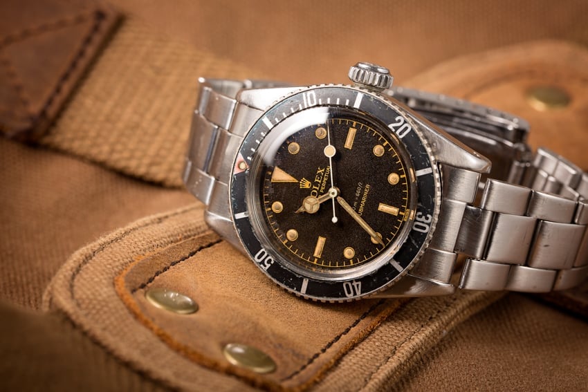 Original vs. Authentic Watches - vintage Rolex submariner