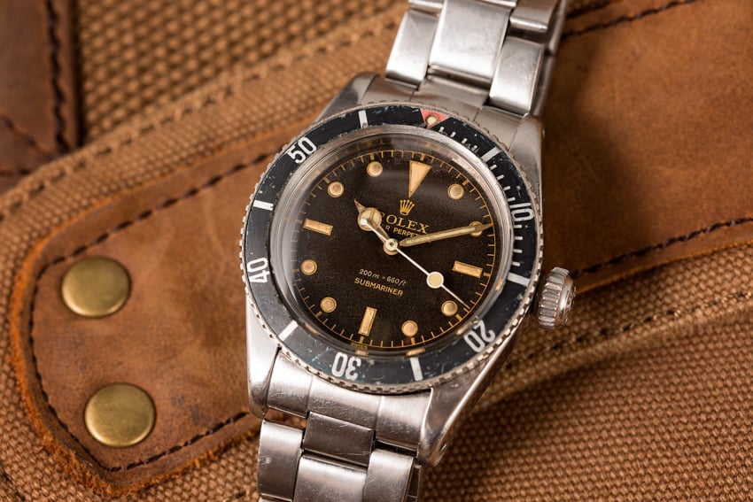 History of Rolex Military Watches - submariner 6538 bond