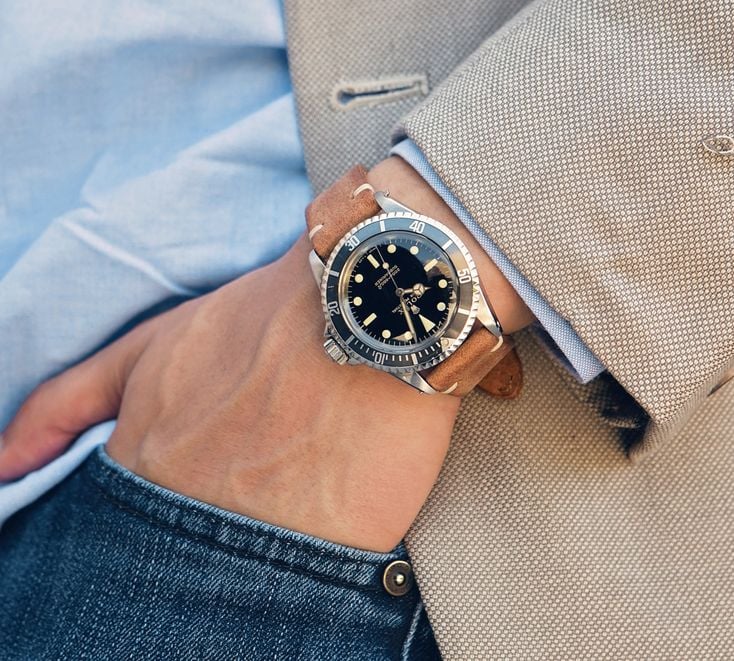 celebrities wearing rolex submariner