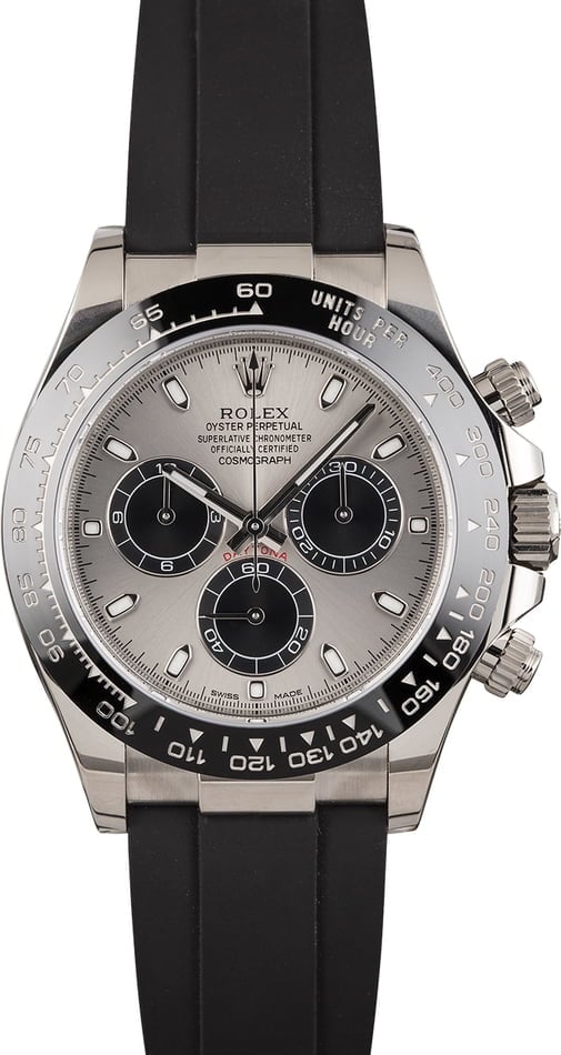 Rolex Daytona 116519LN White Gold Oysterflex