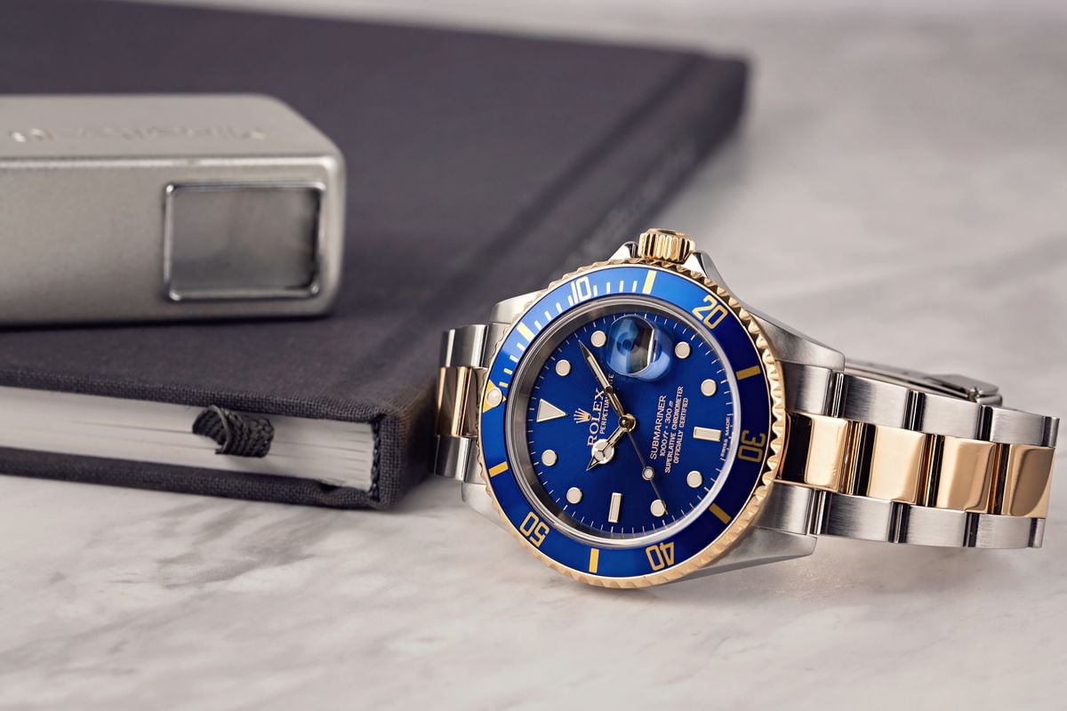 Rolex Submariner 16613 Blue Dial