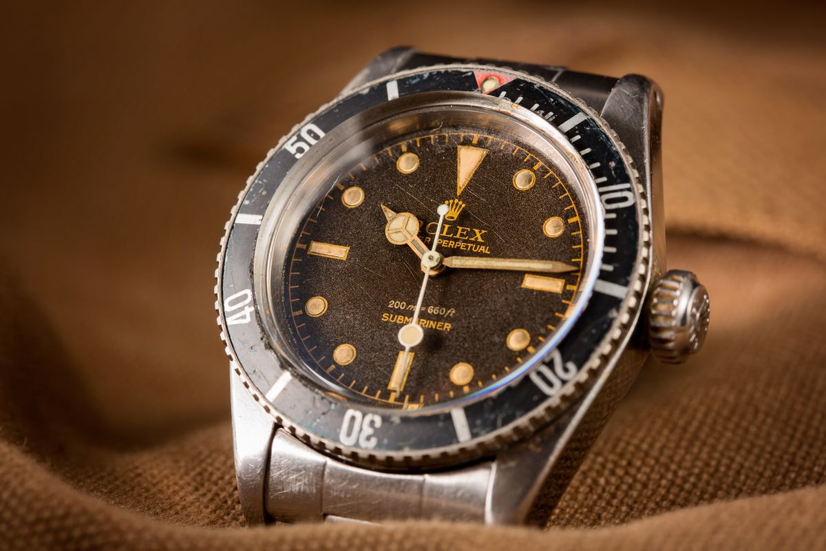 Big Crown Vintage Rolex Submariner 6538 James Bond