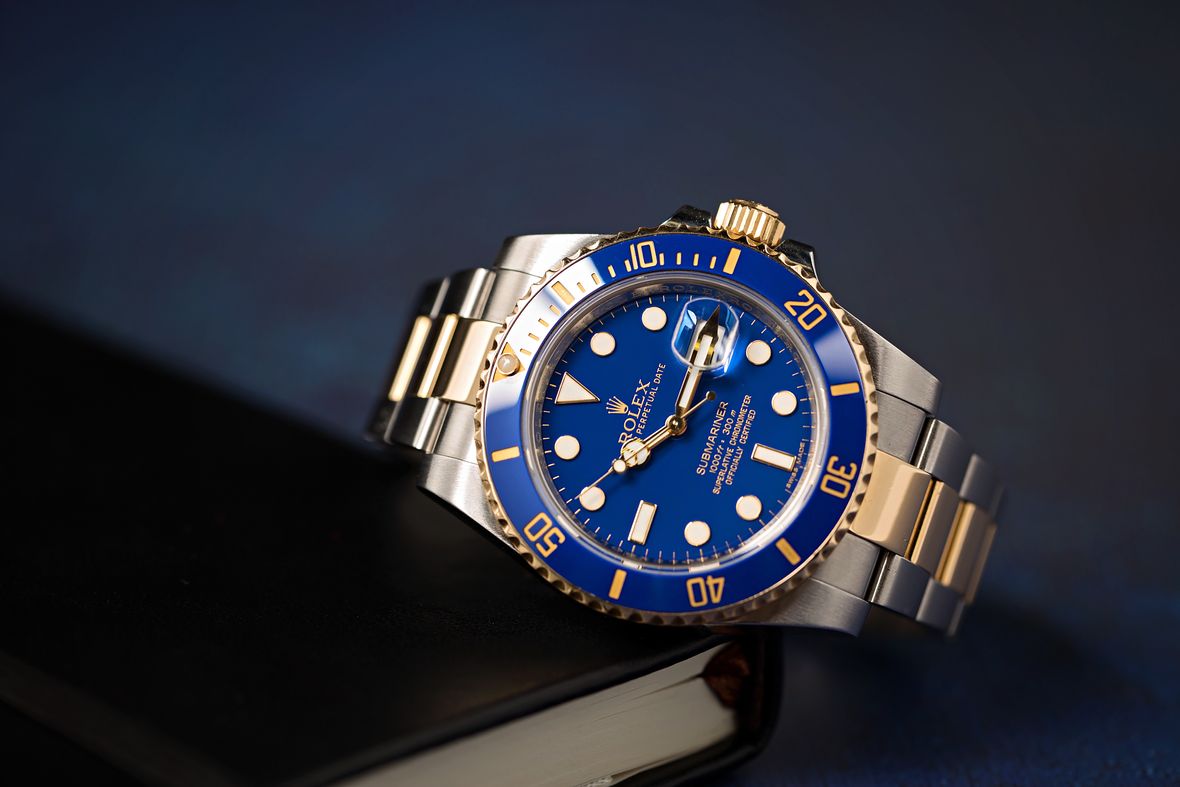 Rolex Submariner Two-Tone 116613 Review and Buying Guide blue dial cerachrom bezel