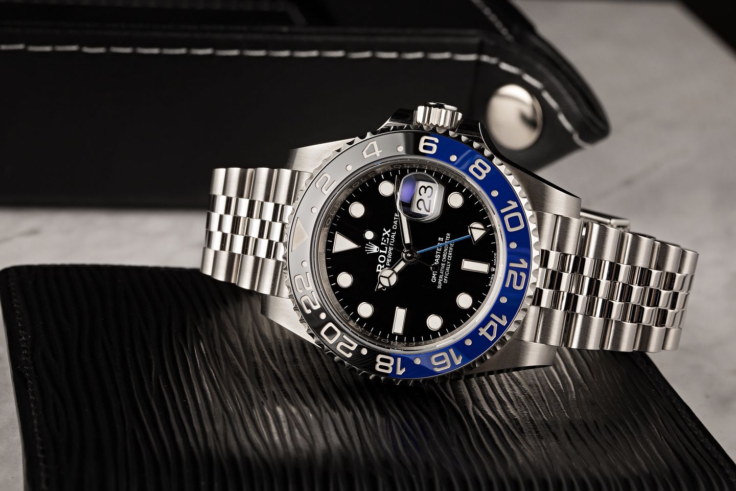 Rolex Stainless Steel Watches GMT-Master II 126710 BLNR Batman