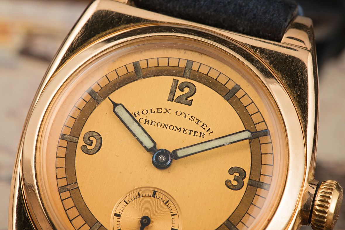 History of Rolex Watches Vintage Oyster Gold Case