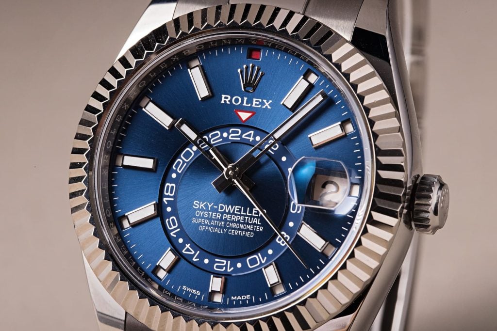 Oystersteel White Rolesor Sky-Dweller Price Ref. 326934 Oystersteel White Rolesor Sky-Dweller Price Ref. 326934