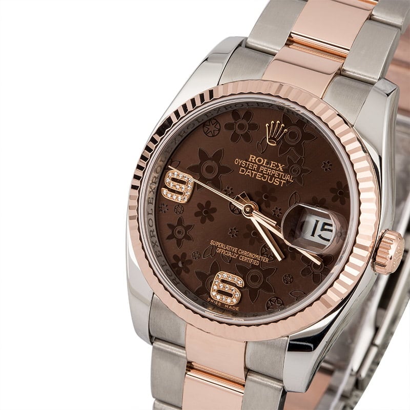 Rolex Datejust Floral Dial 