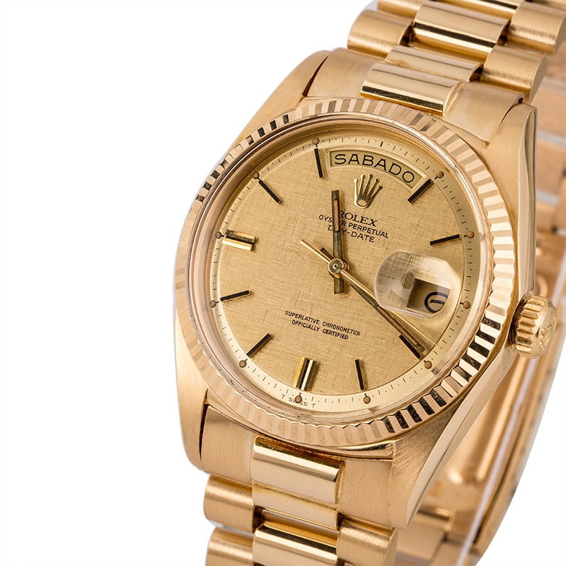 Rolex President Linen Dial Day-Date