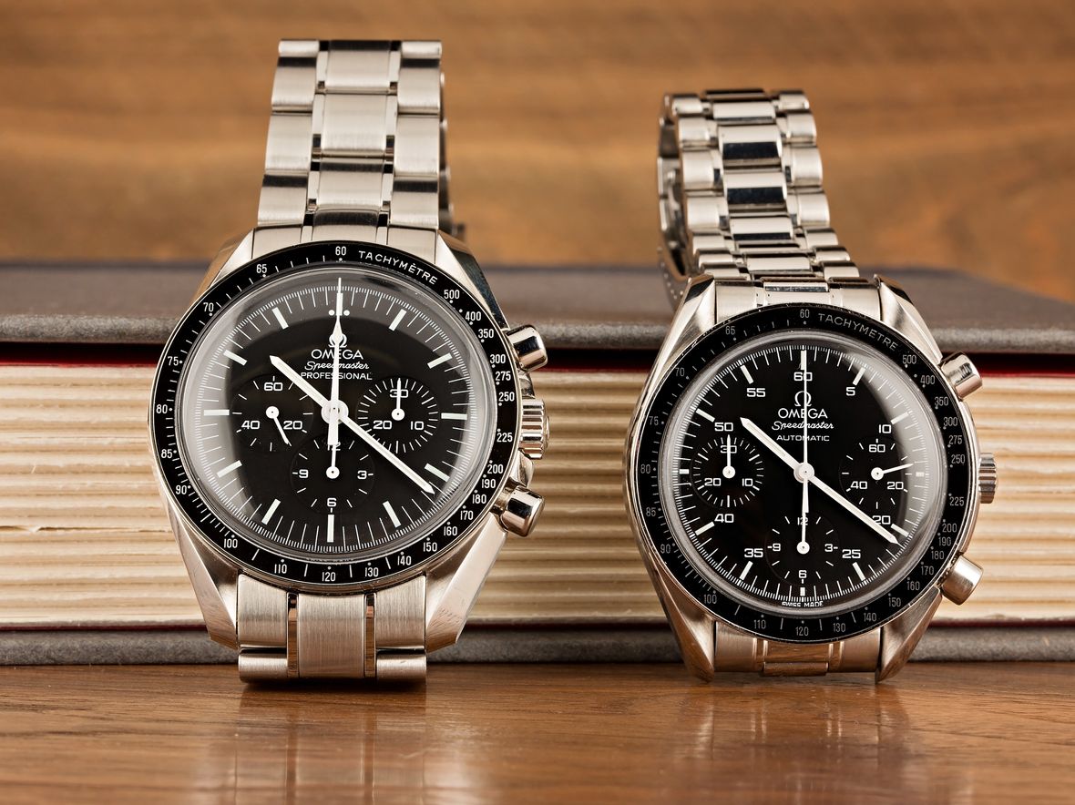 Omega Speedmaster Professional vs Omega Speedmaster Reduced