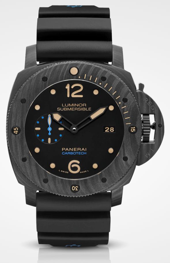 Panerai Watches Materials Luminor Submersible Carbotech