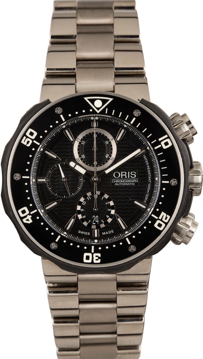 Oris ProDiver Chronograph Black dial