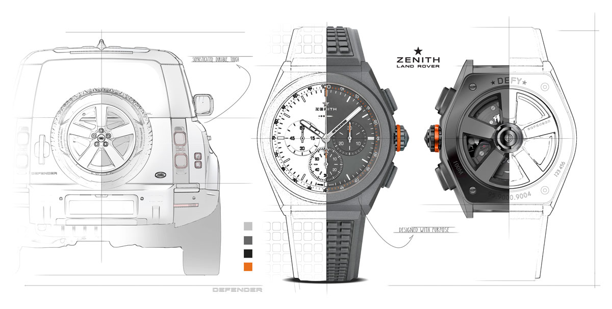 Zenith DEFY EP21 Land Rover Edition New Luxury Watches LVMH Watch Week Dubai 2020 Zenith DEFY EP21 Land Rover Edition