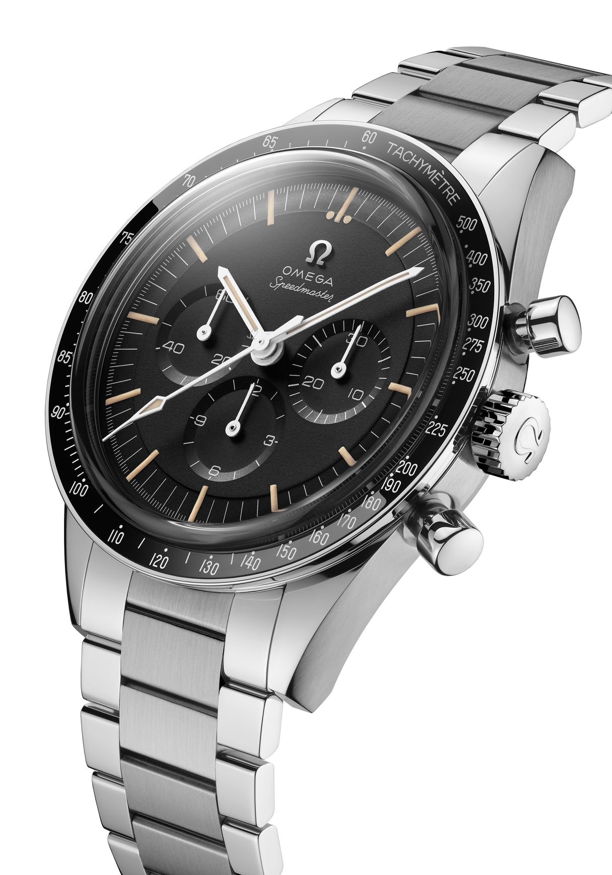 Stainless Steel Omega Speedmaster Moonwatch 321