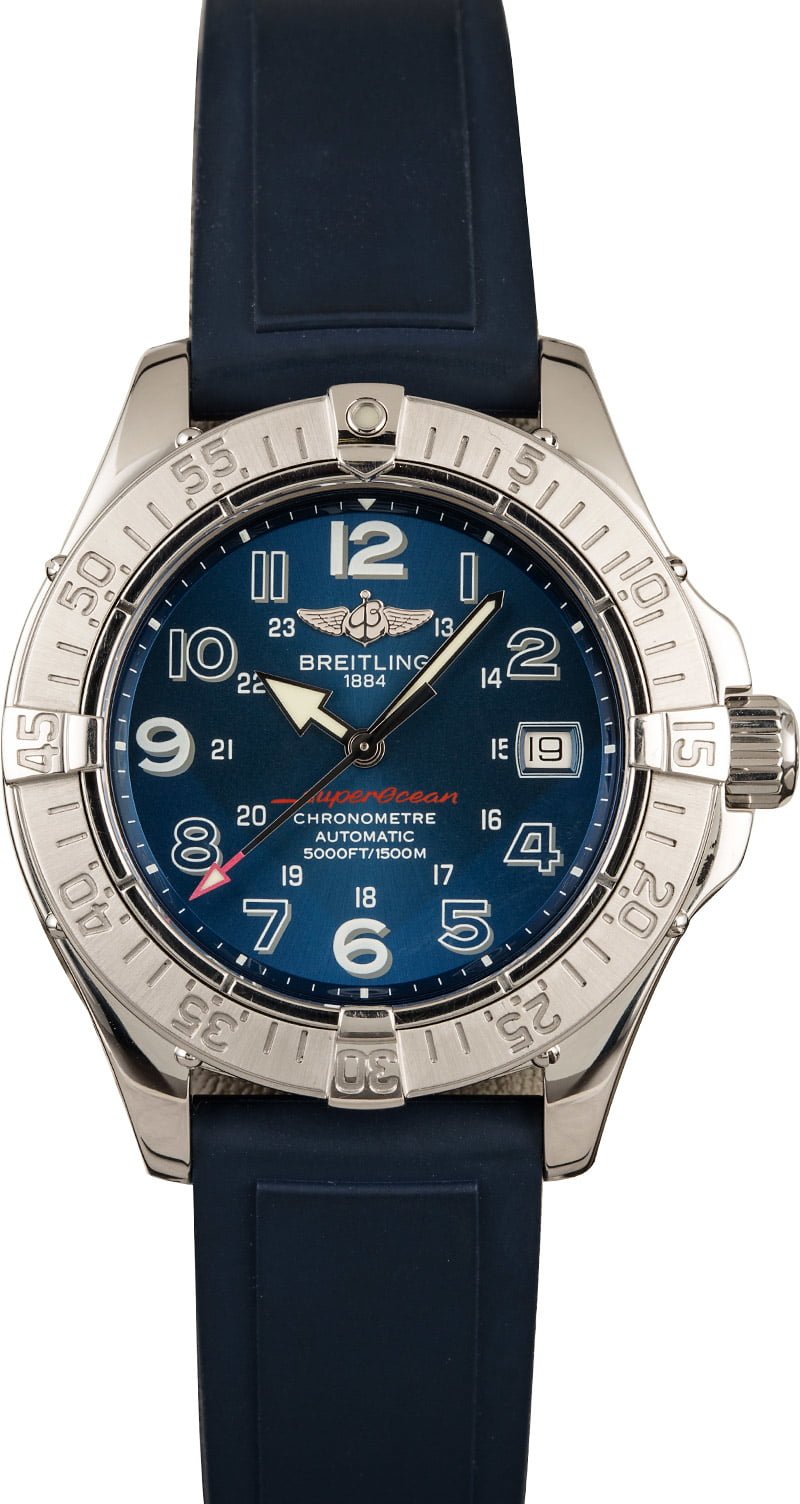 Breitling Superocean Shopping Guide Rubber Strap 