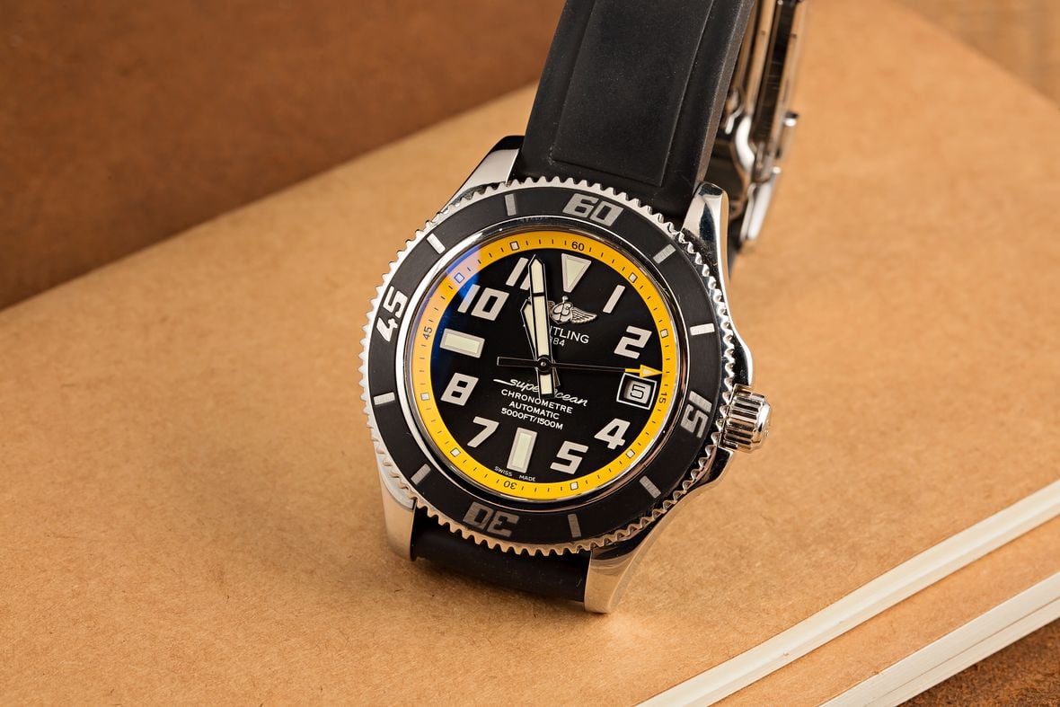 Breitling Superocean Yellow Diver