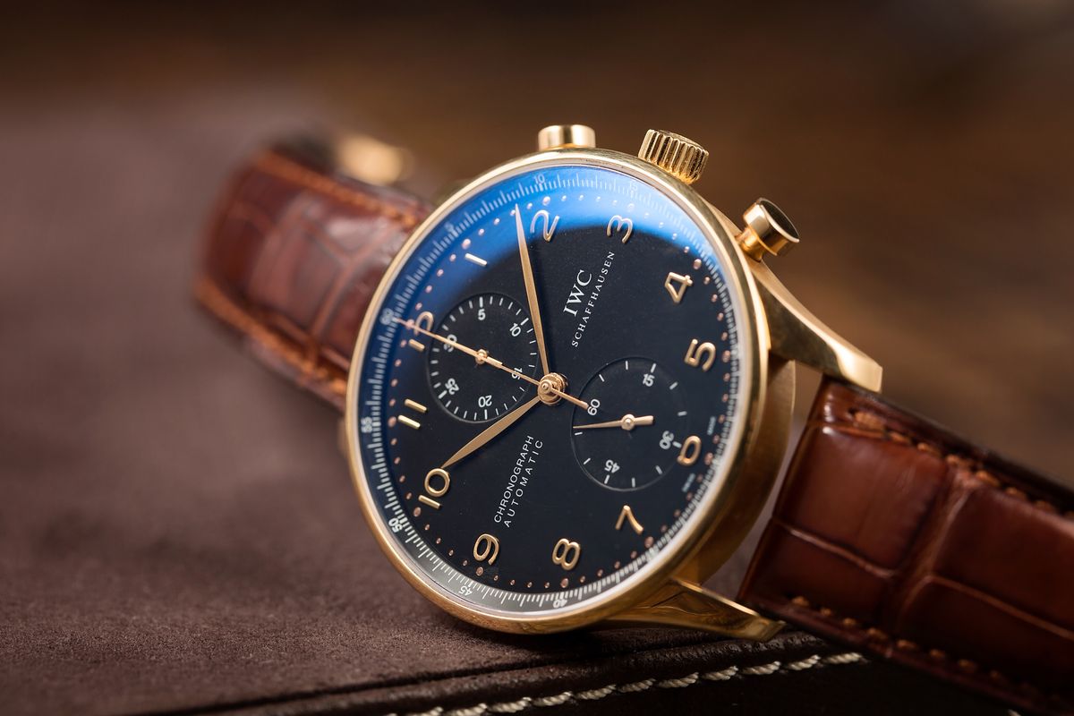 men's luxury watches Style Guide IWC Portugieser Chronograph 