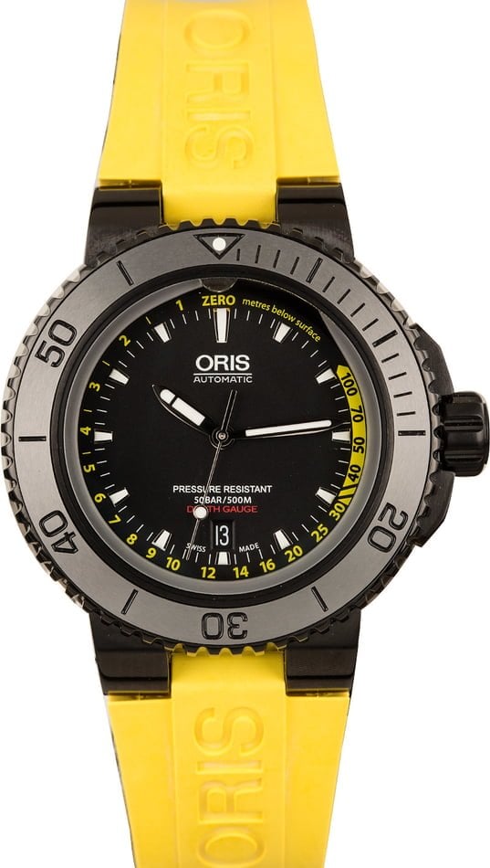 Oris Watches Aquis Ultimate Shopping Guide Depth Gauge 