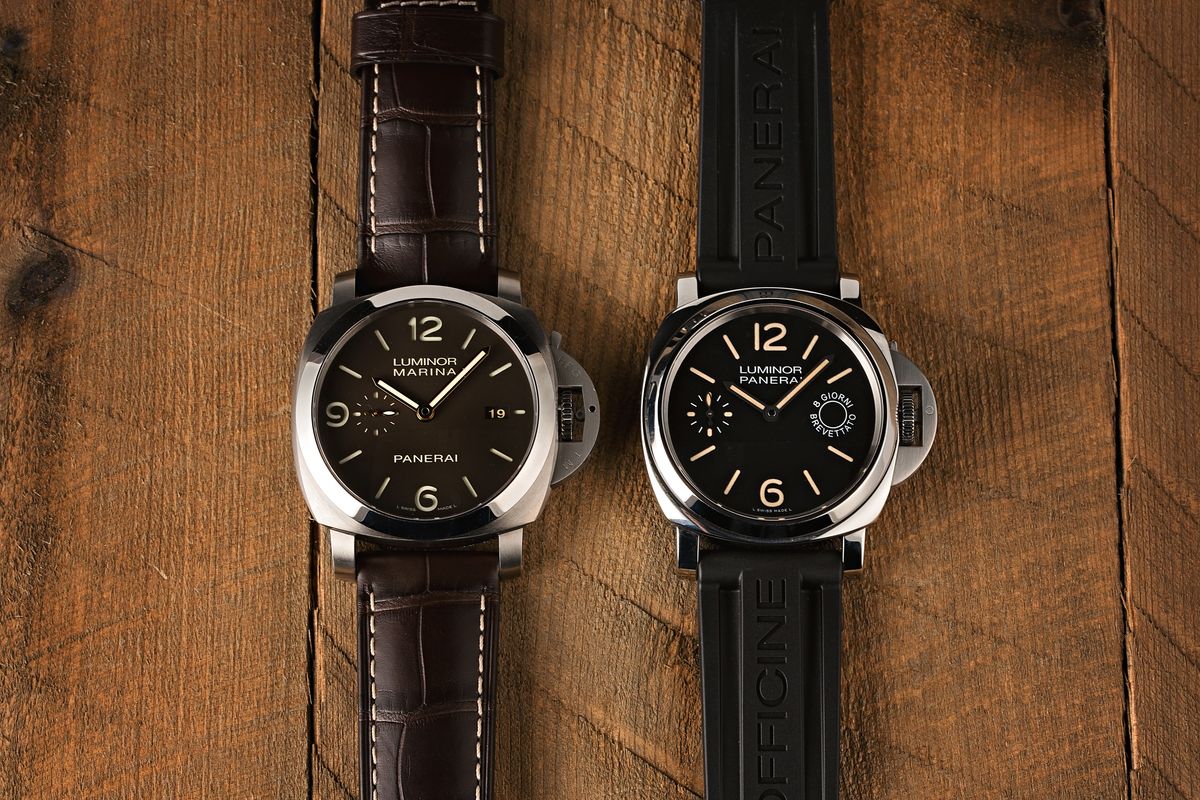 Panerai Luminor vs. Luminor 1950 Case Comparison - Bob's Watches