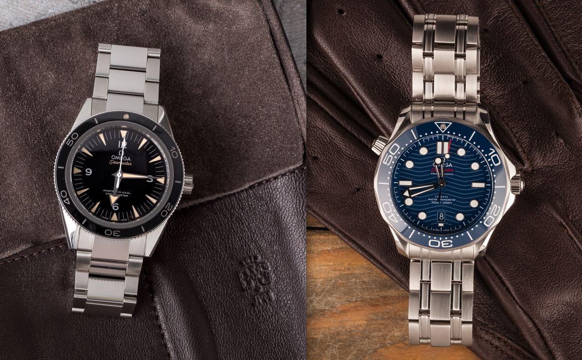 Omega Seamaster 300 versus Seamaster Diver 300M Comparison