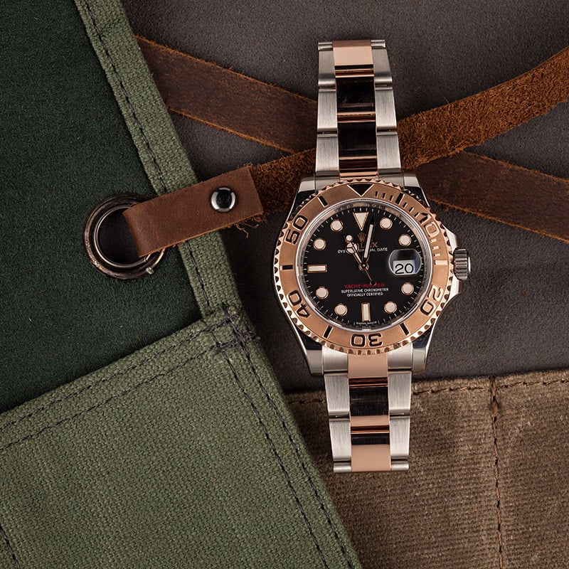 yacht master brown dial