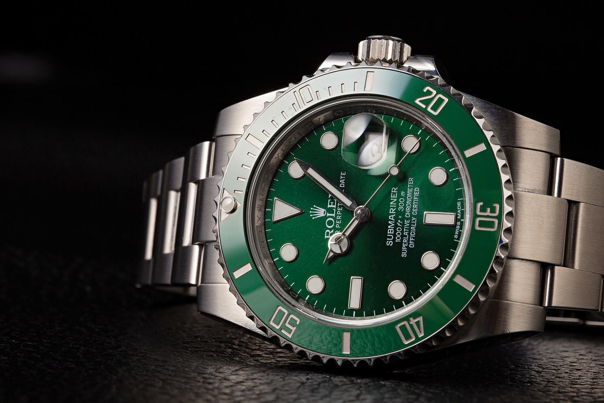 Rolex Green Submariner Hulk 116610LV Stainless Steel