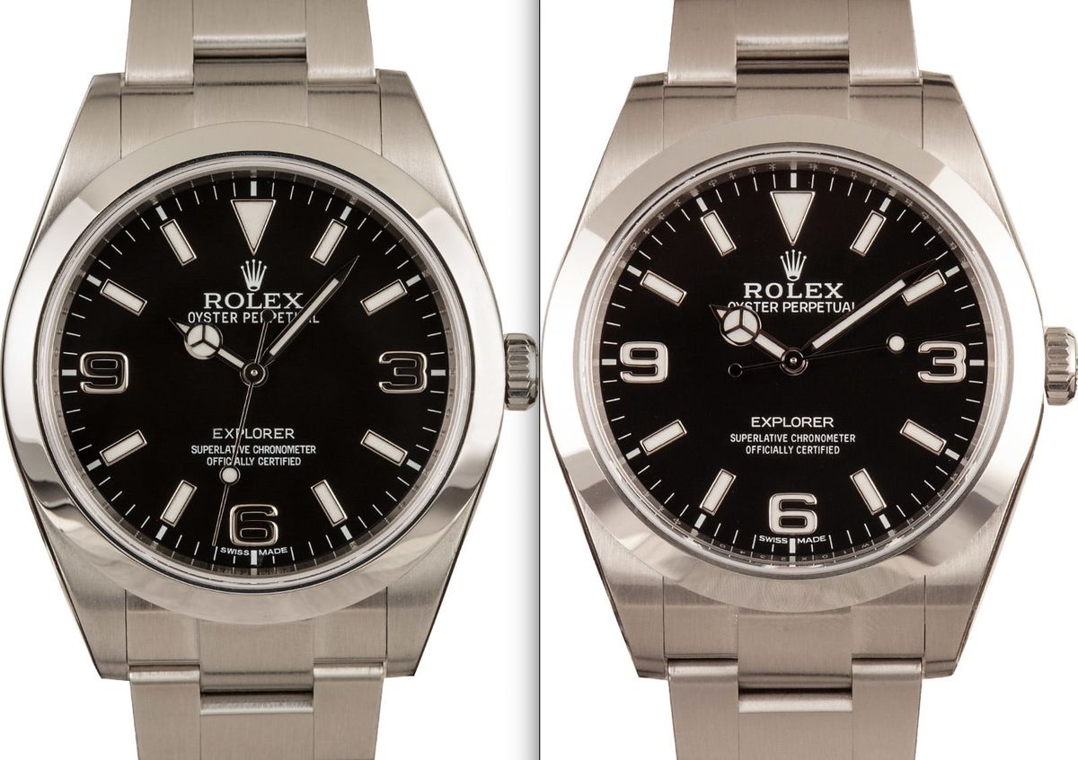 Rolex Explorer 214270 MKI vs MKII Dial Guide