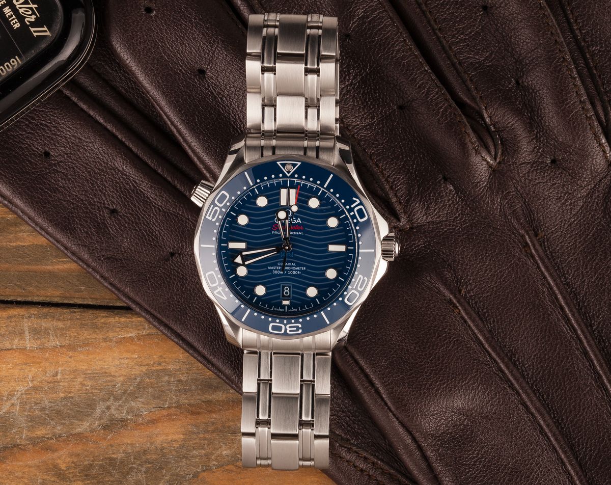 omega seamaster blue wave