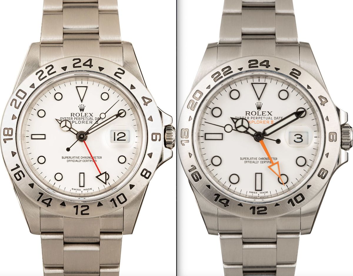 Rolex Explorer II 16570 vs 216570 Polar Dial