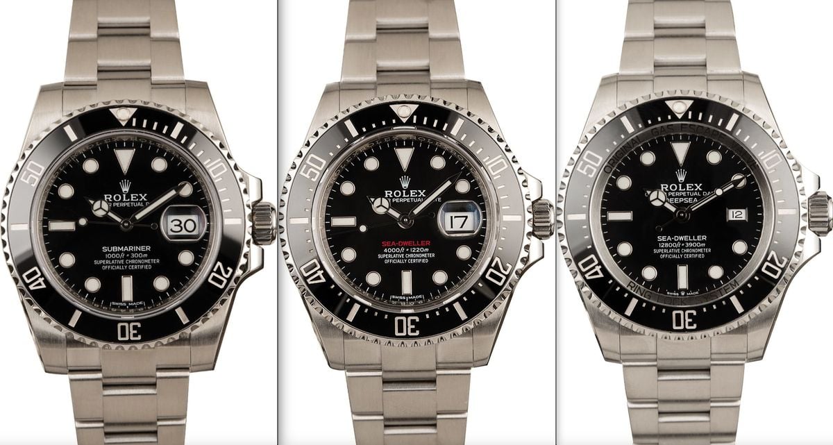 rolex submariner vs rolex sea dweller