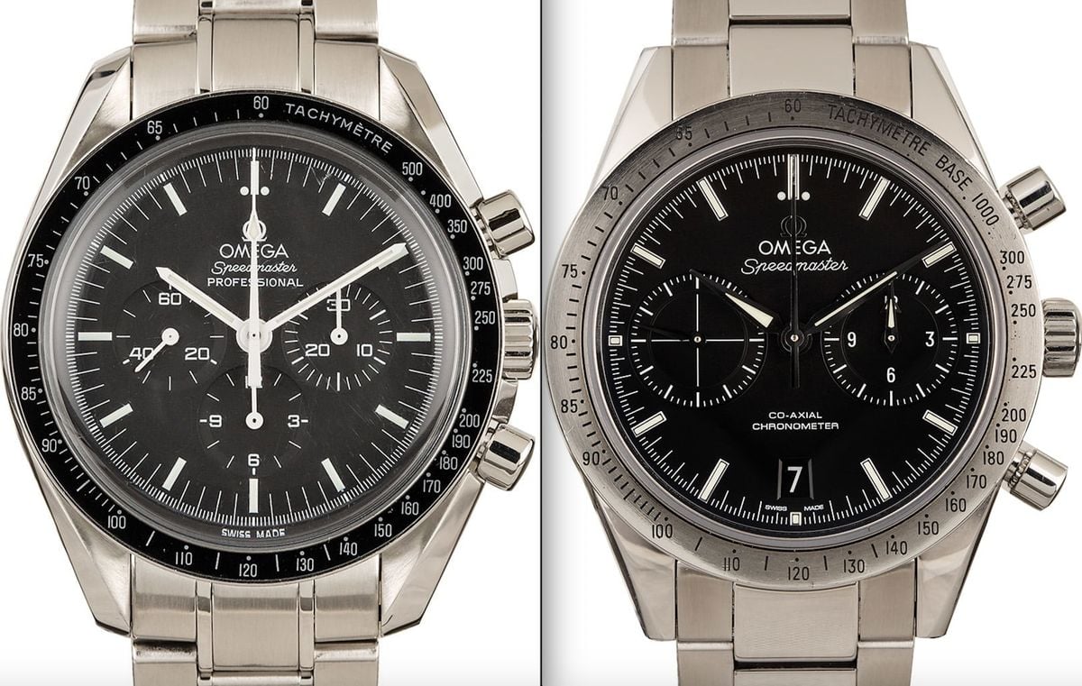 Omega Speedmaster Pro Moonwatch vs Speedmaster '57 Co-Axial Comparison