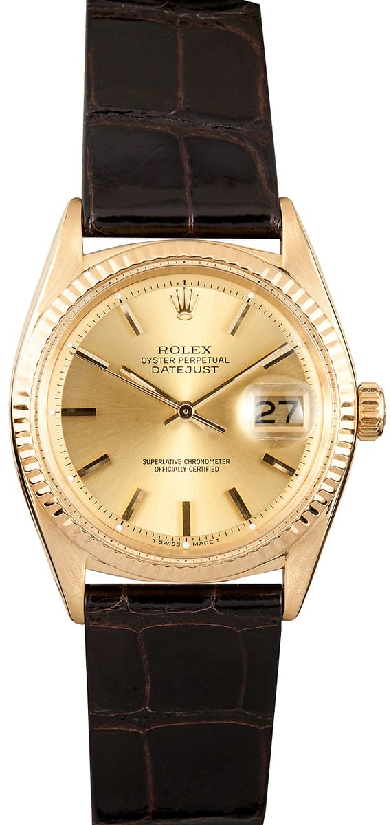 Vintage Rolex Datejust Celebrity Style Guide 1601 David Beckham