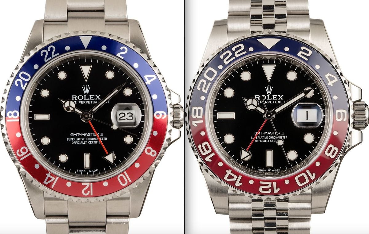 Rolex GMT-Master II 16710 vs 126710 Pepsi Bezel Comparison Guide