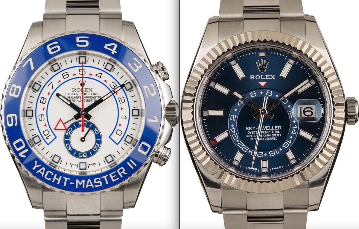 rolex yacht master vs sky dweller