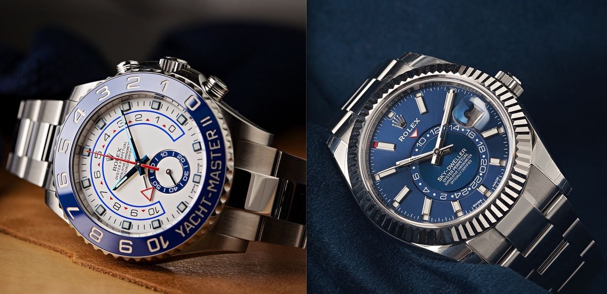 yacht master vs submariner vs sea dweller