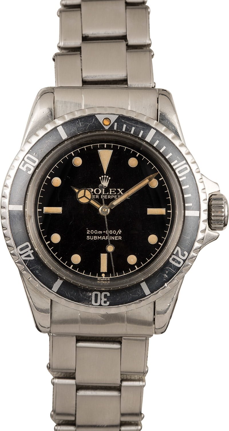 Most Luxurious Standard-Production vintage Rolex Submariner Models 5512 gilt dial