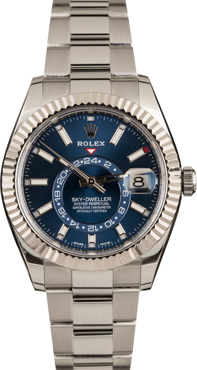 Best Rolex Watches for Sale Right Now Steel Sky-Dweller 326934 Blue Dial