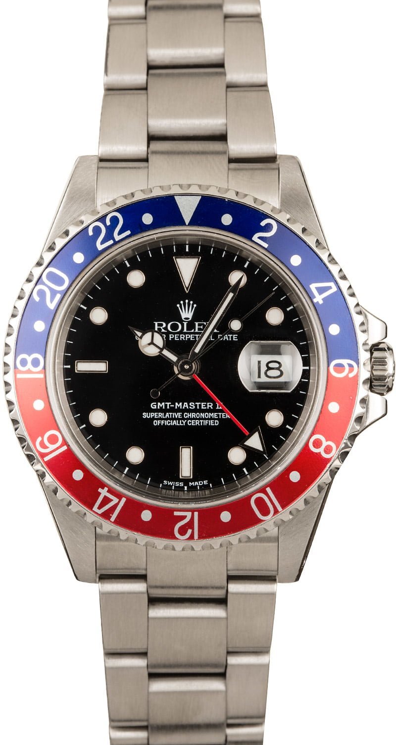 Our Favorite Rolex Watches for Sale Right Now Pepsi GMT-Master II 16710