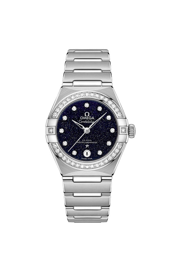 New OMEGA Constellation Aventurine Dial Watches - Stainless Steel