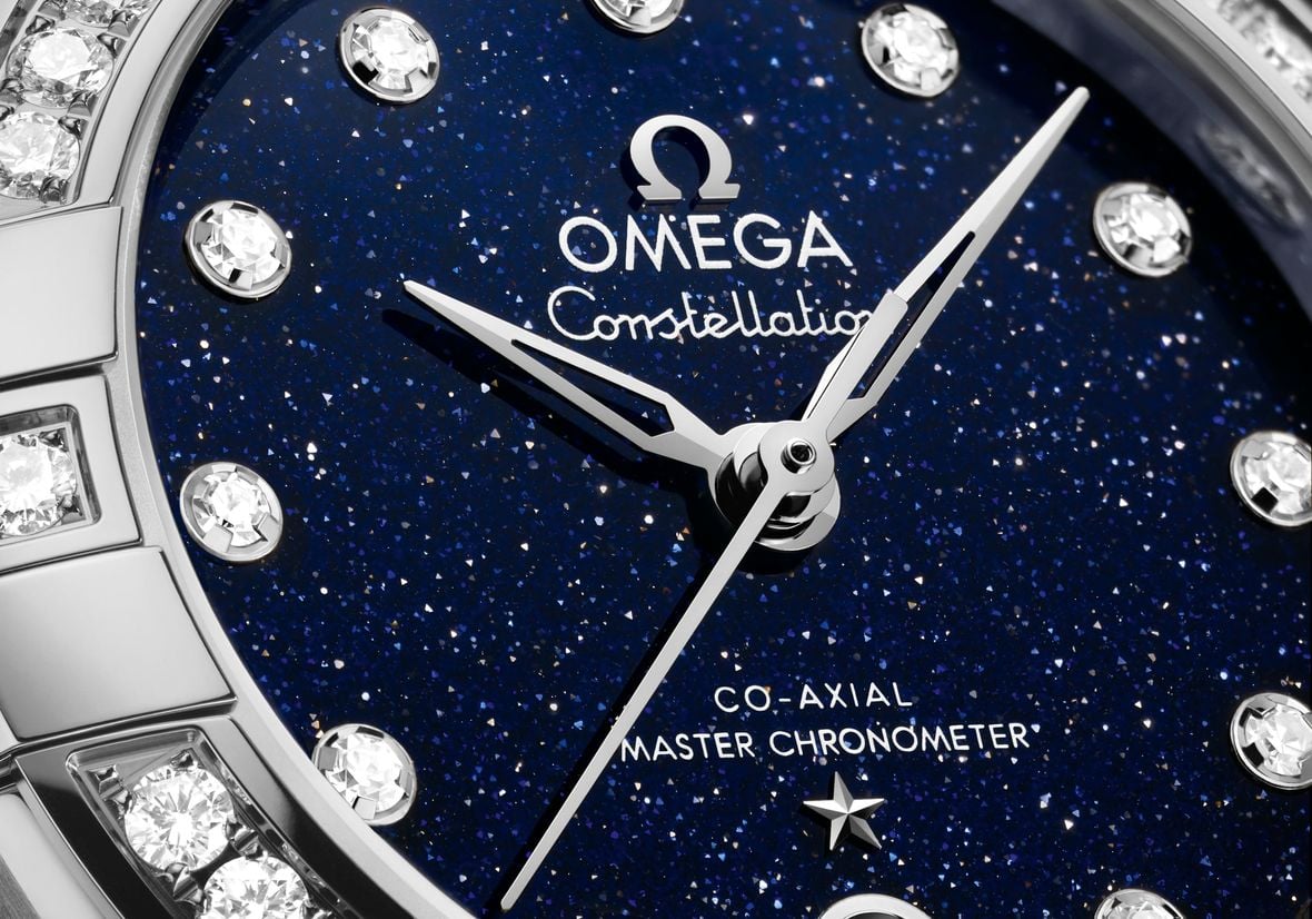 New OMEGA Constellation Watches with Aventurine Dials