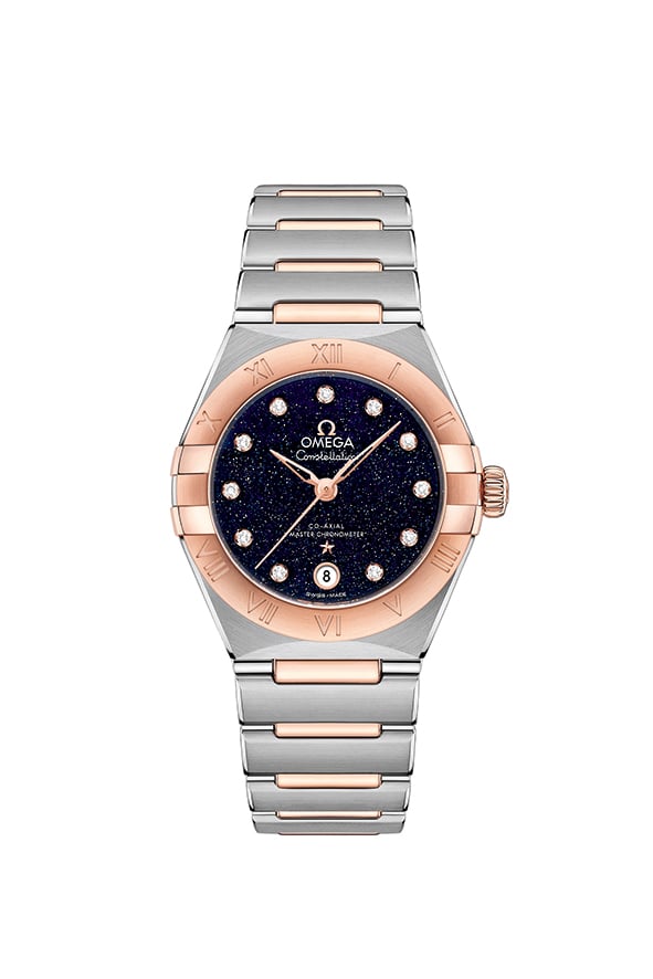 New OMEGA Constellation Watches with Aventurine Dial - Two-Tone 18k Sedna Gold